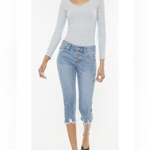 Kancan Midrise capri jeans size 22W